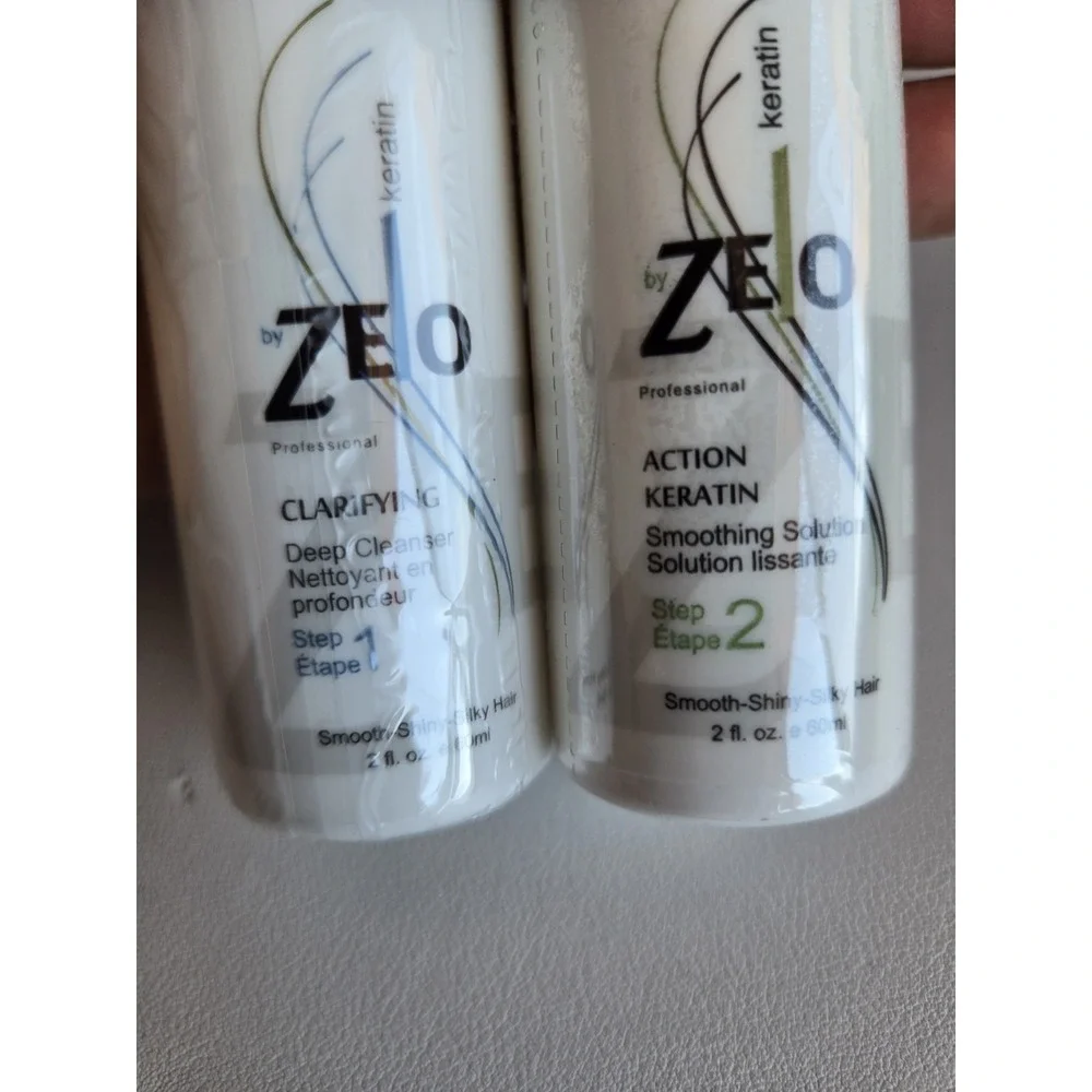 Zelo Smoothing Brazilian Keratin Hair Treatment Kit 2 fl. oz - Eliminates Frizz